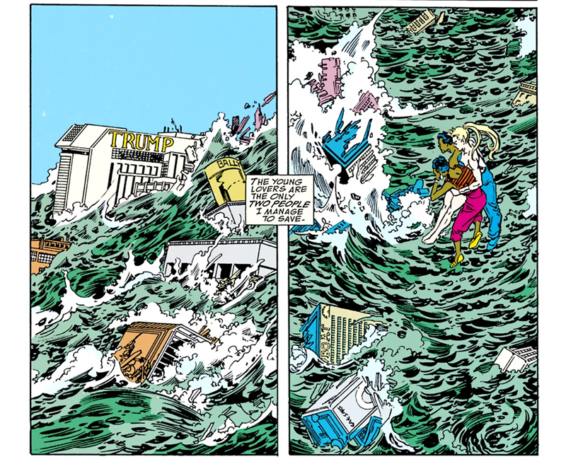 In the Marvelverse, Trump Plaza lasted just 7 years instead of 30.